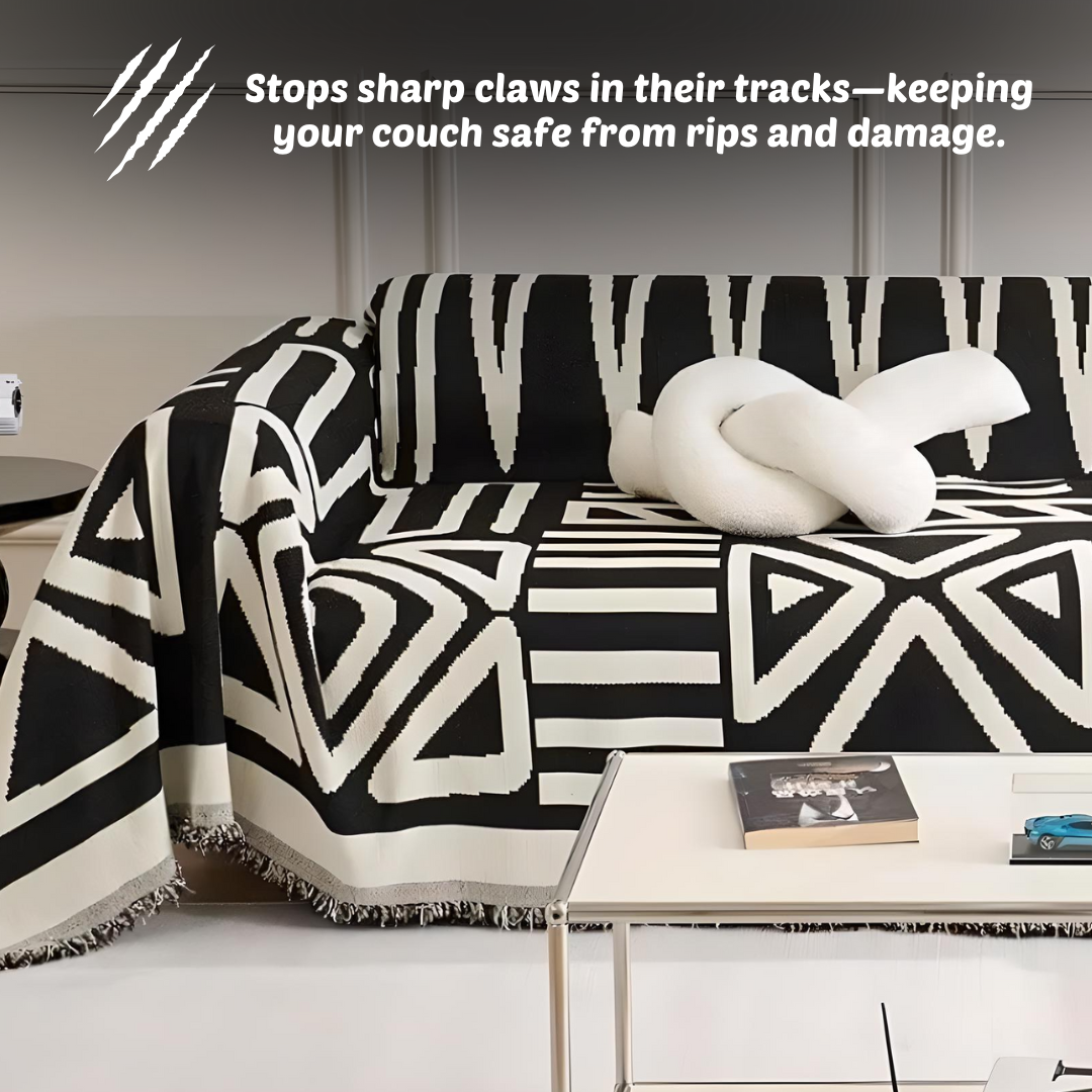 Geometric Boho Couch Cover