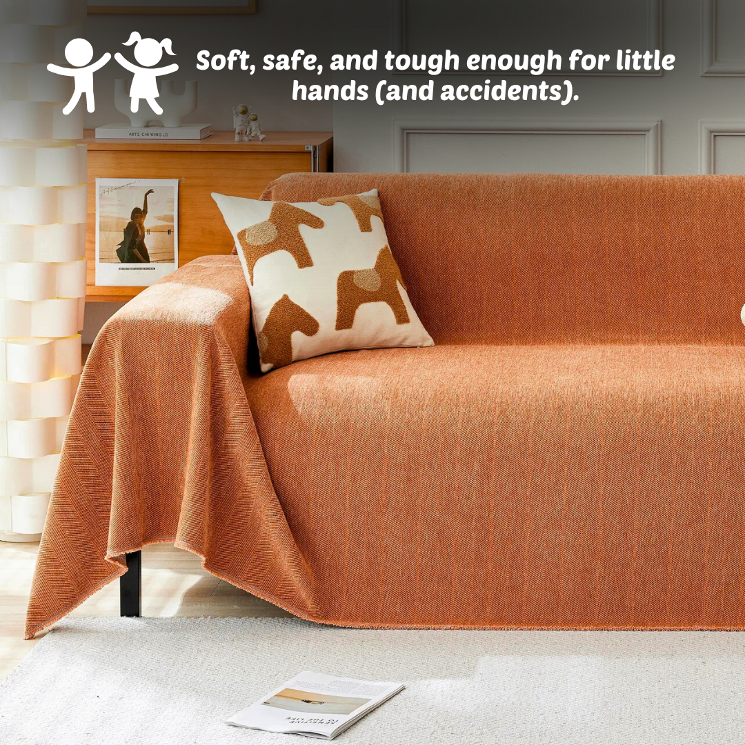 Herringbone Couch Cover