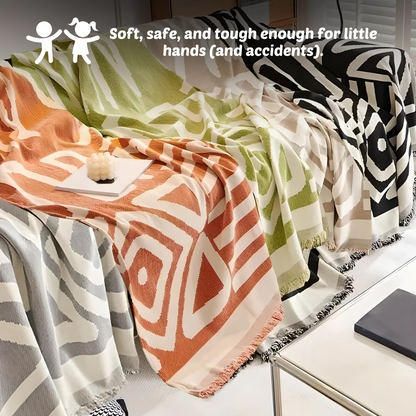 Geometric Boho Couch Cover