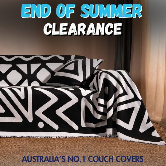 Geometric Boho Couch Cover
