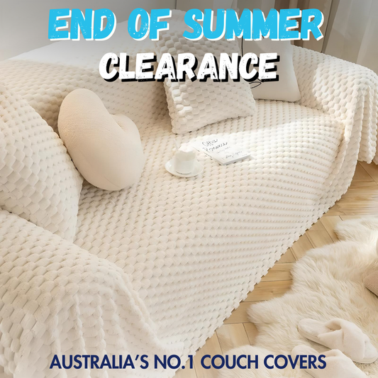 Honey Comb Plush Couch Cover